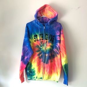 Multicolored Tie Dye Hoodie St Thomas